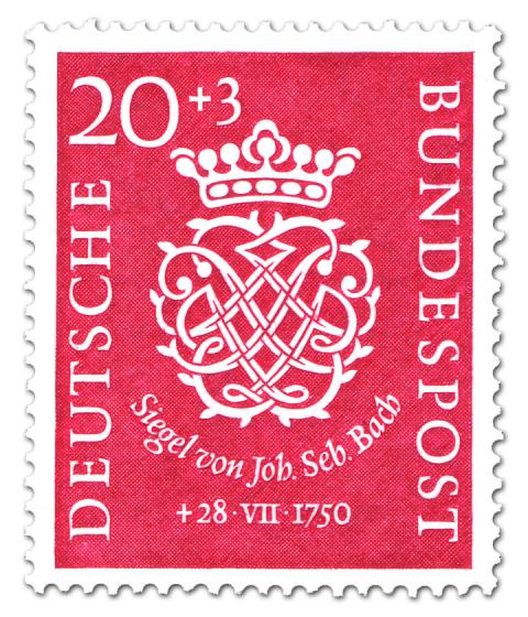 Stamp: 200. Todestag des Komponist J. S. Bach (20+3)