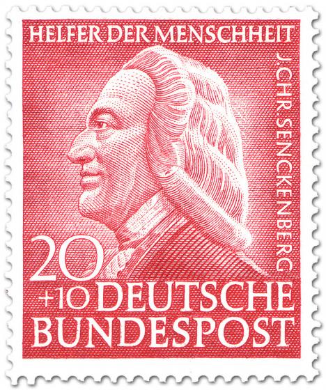 Stamp: Johann Christian Senckenberg (Arzt)