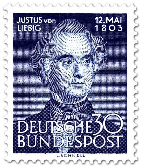 Stamp: Justus von Liebig (Chemiker, Naturforscher)