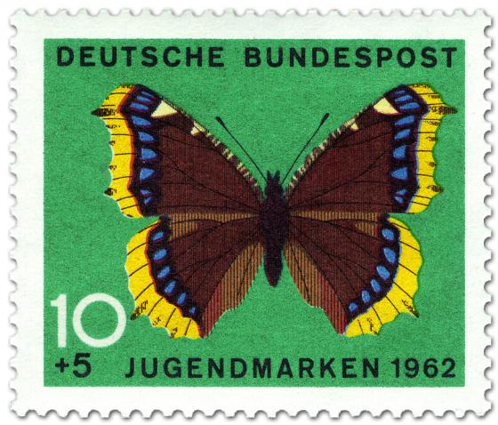 Stamp: Schmetterling Trauermantel (Nymphalis Antiopia)