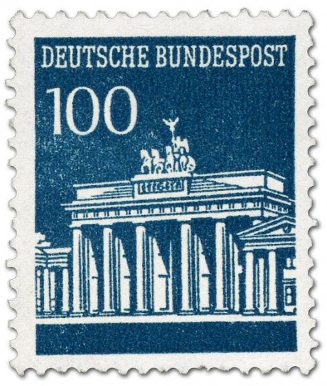 Stamp: Brandenburger Tor 100 (Preussischblau)