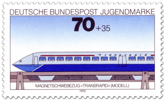 Stamp: Magnetschwebebahn Transrapid