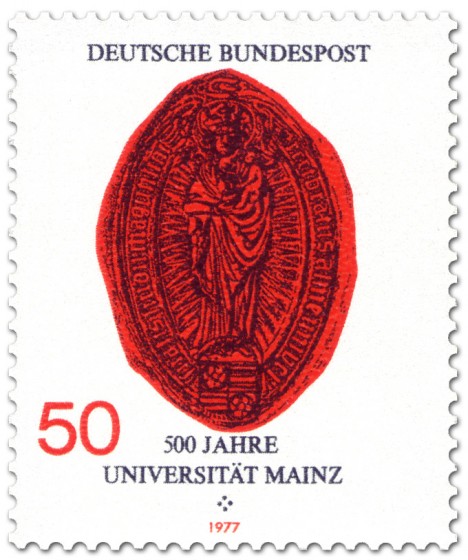 Stamp: Siegel der Gutenberg-Universität Mainz