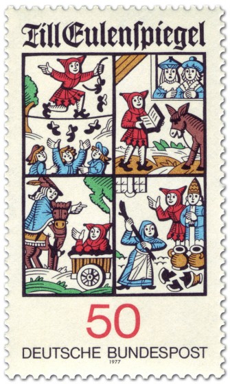 Stamp: Till Eulenspiegel Illustrationen