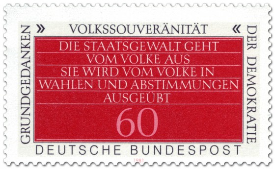 Stamp: Volkssouveränität (Grundgedanken der Demokratie)