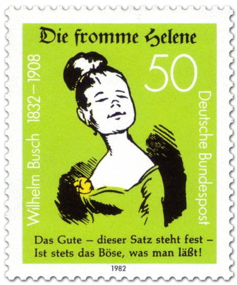 Stamp: Die fromme Helene von Wilhelm Busch