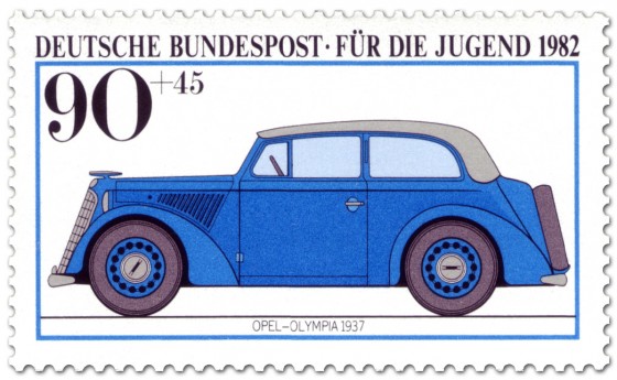 Stamp: Opel Olympia von 1937