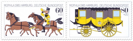 Stamp: Briefmarken Mophila 1985 (Zusammendruck)