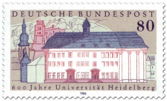 Stamp: 600 Jahre Universität Heidelberg