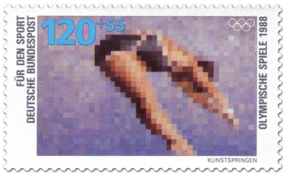 Stamp: Wasserspringen (Kunstspringen)