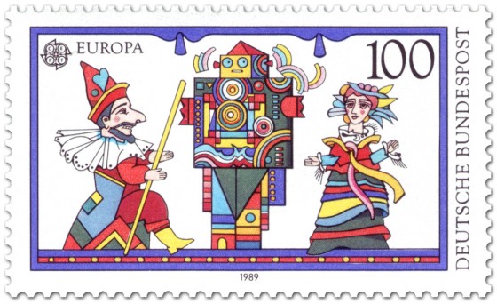 Stamp: Puppentheater: Kasper und Prinzessin