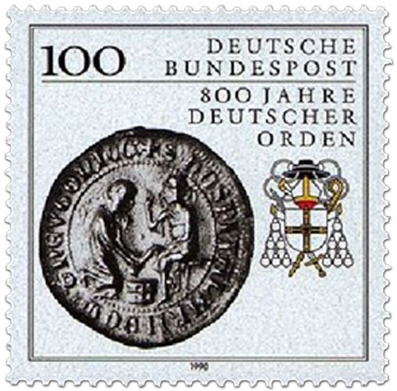 Stamp: 800 Jahre Deutscher Orden (Siegel)