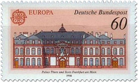 Stamp: Palais Thurn und Taxis Frankfurt/Main