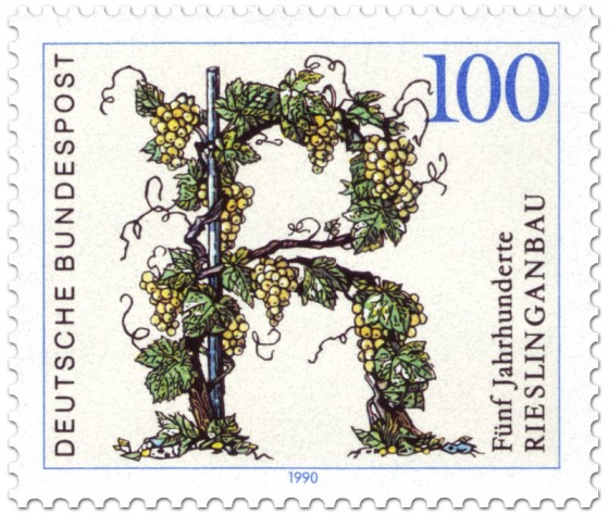 Stamp: 500 Jahre Riesling Weinanbau