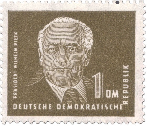 Stamp: Wilhelm Pieck 1 DM