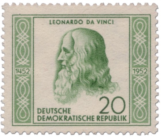 Stamp: Leonardo da Vinci (Universalgelehrter, Künstler)